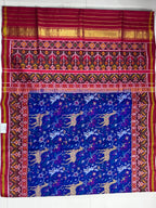 Deer Motif Exclusive Design Handwoven Patola Silk Saree