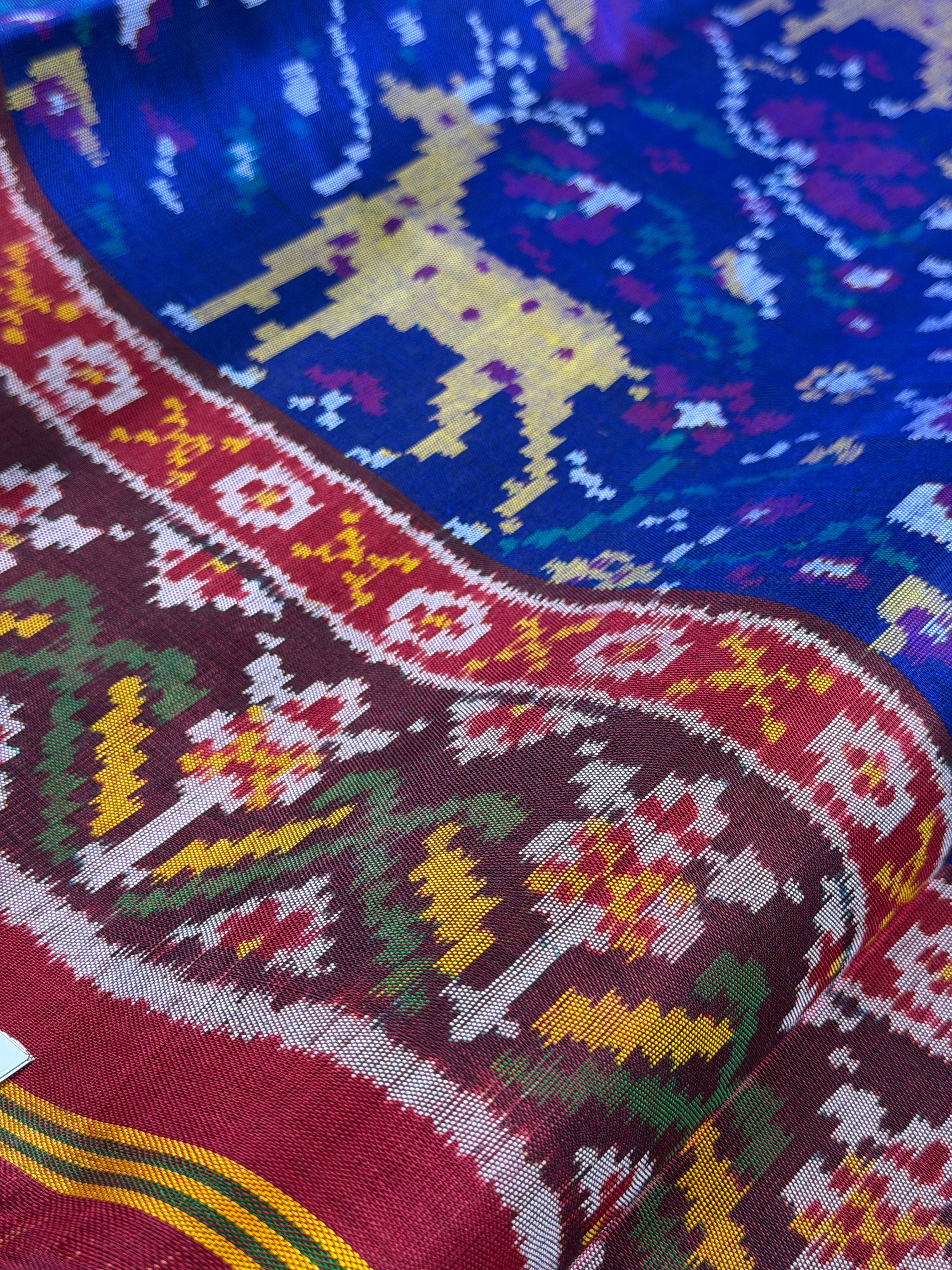 Deer Motif Exclusive Design Handwoven Patola Silk Saree