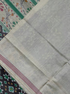 Light Brown Navratna Traditional Design Handwoven Patola Silk Saree