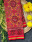 Navratna Traditional Design Handwoven Patola Silk Saree