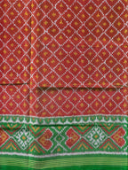 Buttonful Traditional Design Handwoven Patola Silk Saree