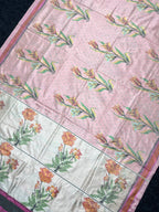 Exclusive Flower Design Handwoven Patola Silk Saree