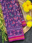 Laheriya Style Motif Design Handwoven Patola Silk Saree