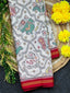White Exclusive Design Handwoven Patola Silk Saree
