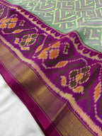 Fancy Design Handwoven Patola Silk Saree