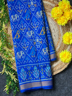 Narikunj Traditional Design Handwoven Patola Silk Saree