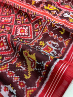 Traditional Design Handwoven Patola Silk Saree