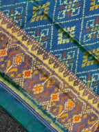 Pan Chanda Traditional Design Handwoven Patola Silk Saree