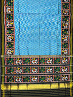 Laheriya Design Handwoven Patola Silk Saree