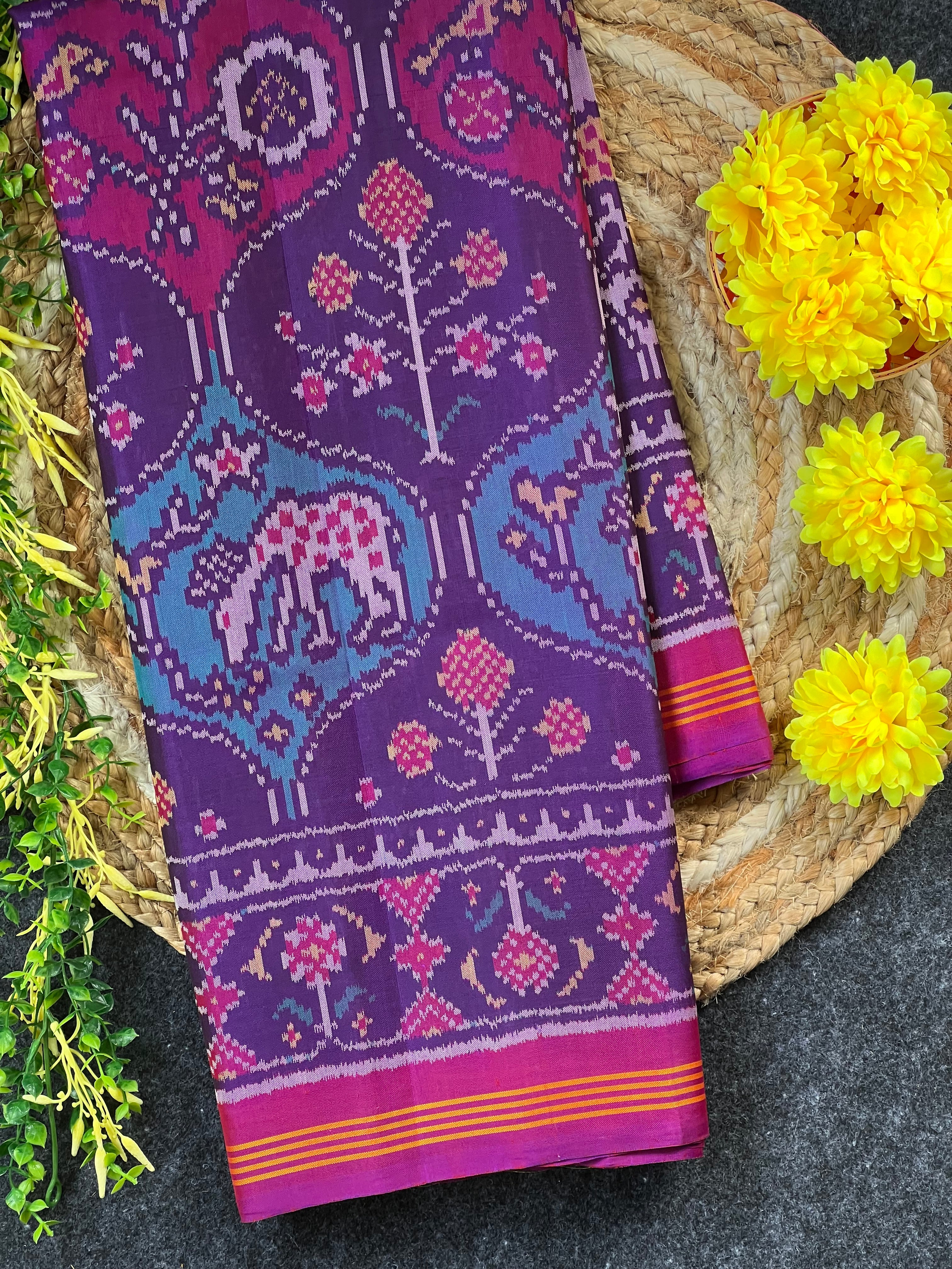 Exclusive Design Handwoven Patola Silk Saree
