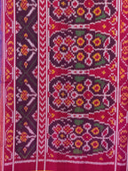 Big Motifs Design Handwoven Patola Silk Saree