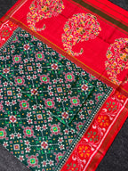 Navratna Traditional Design Handwoven Patola Silk Saree
