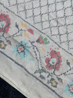 Off-White Exclusive Piece Handwoven Patola Silk Saree