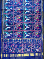 Big Motif Traditional Handwoven Patola Silk Saree