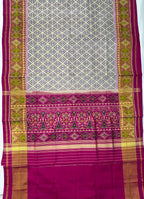 Fancy Design Handwoven Patola Silk Saree