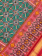 Manekchok Design Handwoven Patola Silk Saree
