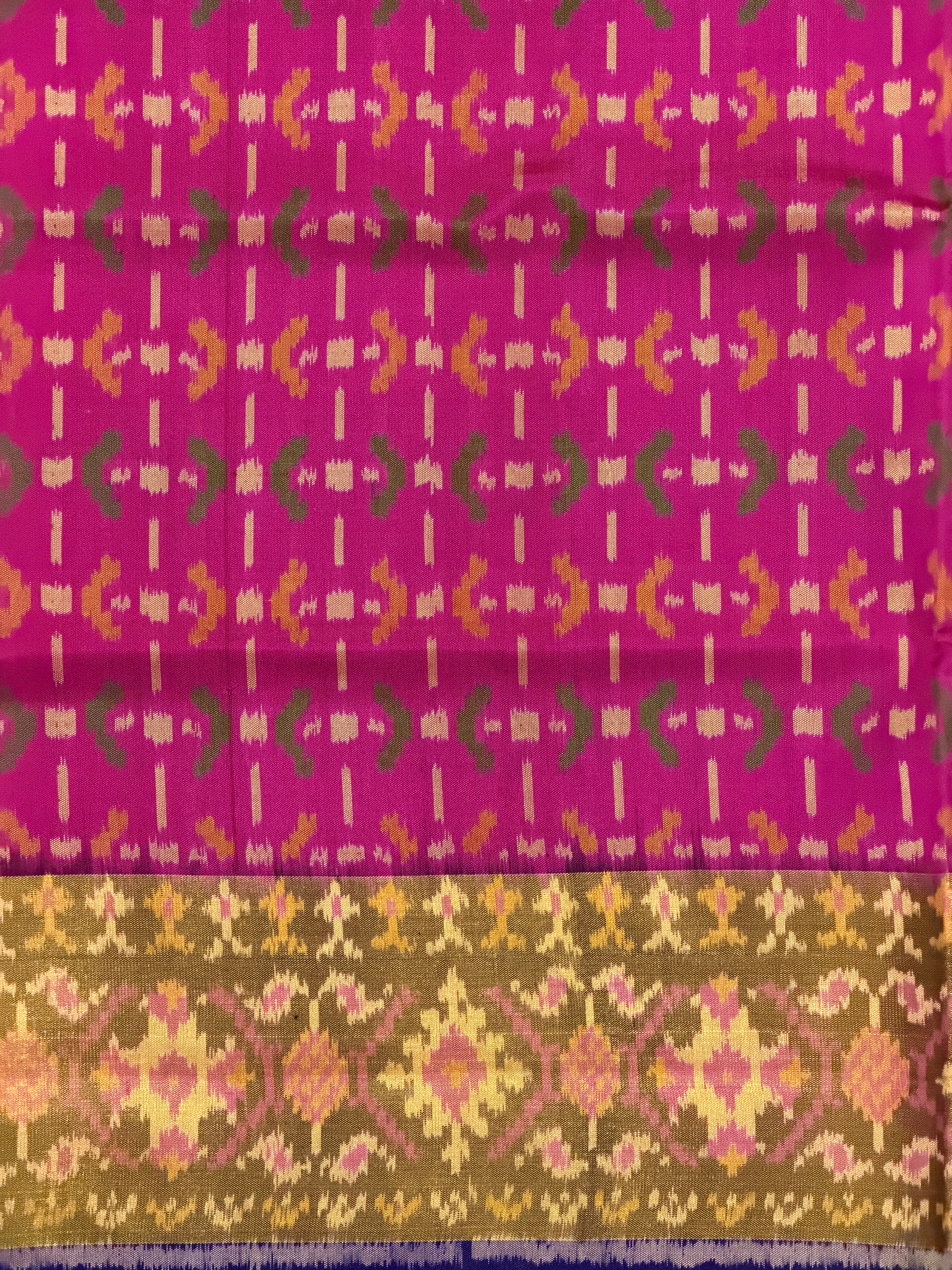 Fancy Design Handwoven Patola Silk Saree