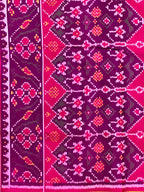 Navratna Traditional Design Handwoven Patola Silk Saree