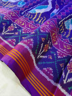 Big Motifs Design Handwoven Patola Silk Saree