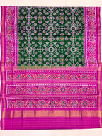Navratna Manekchowk Design Handwoven Patola Silk Saree