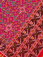 Manekchowk Traditional Design Handwoven Patola Silk Saree
