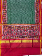 Laheriya Design Handwoven Patola Silk Saree