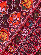 Orange Exclusive Design Handwoven Patola Silk Saree