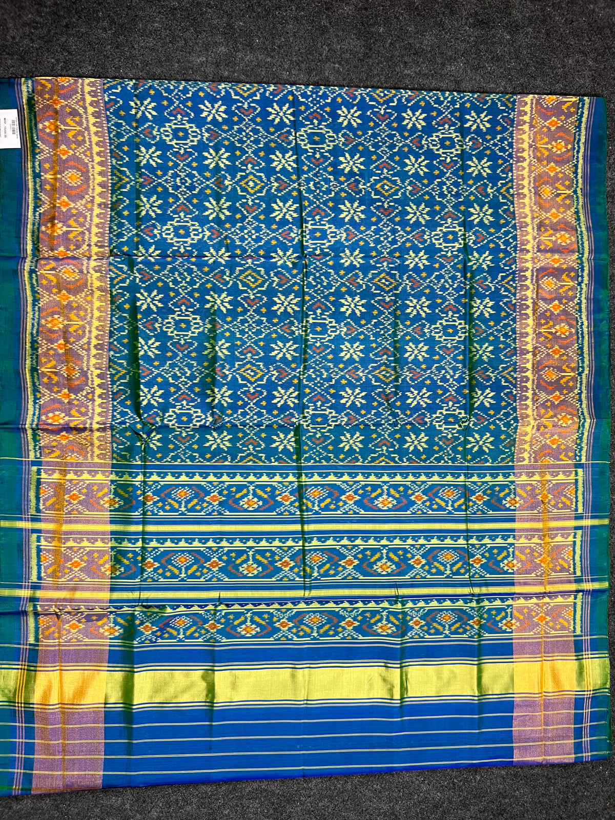 Fusion Design Handwoven Patola Silk Saree