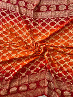 Georgette Bandhej Saree