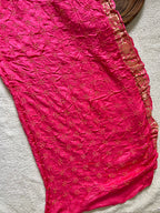 Gaji Silk Bandhej Saree