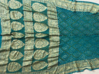 Georgette Heavy Rai Bandhej Saree