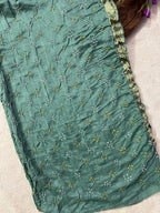 Gaji Silk Bandhej Saree