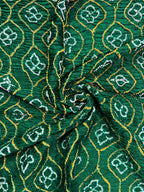 Gaji Silk Bandhej Saree