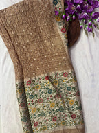 Tussar Bandhej Saree