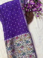Tussar Bandhej Saree