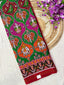 Twill Weaving Handwoven Patola Silk Saree
