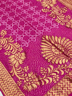 Georgette Handloom Bandhej Saree
