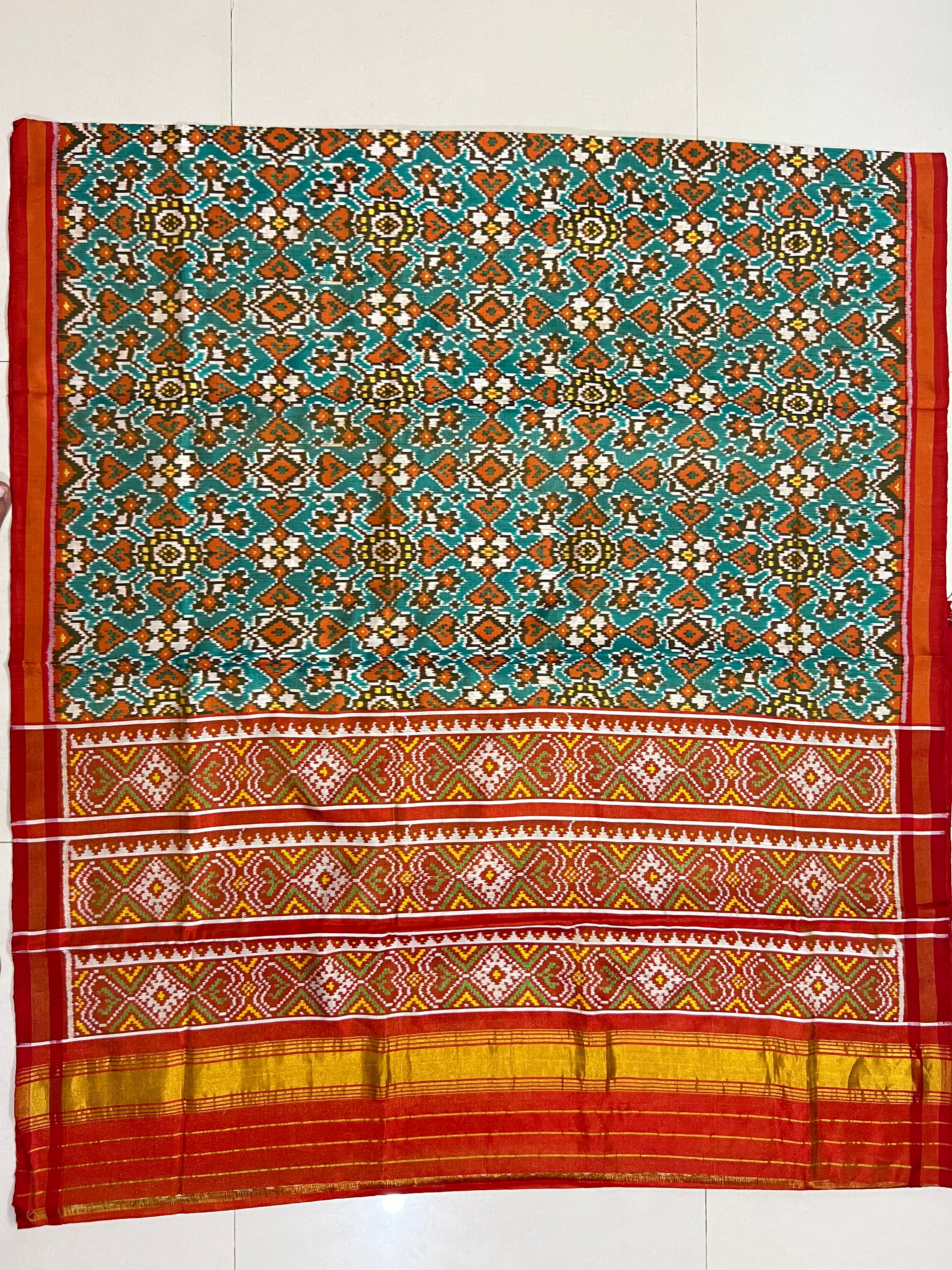 Tissue Double Zari Patola Saree