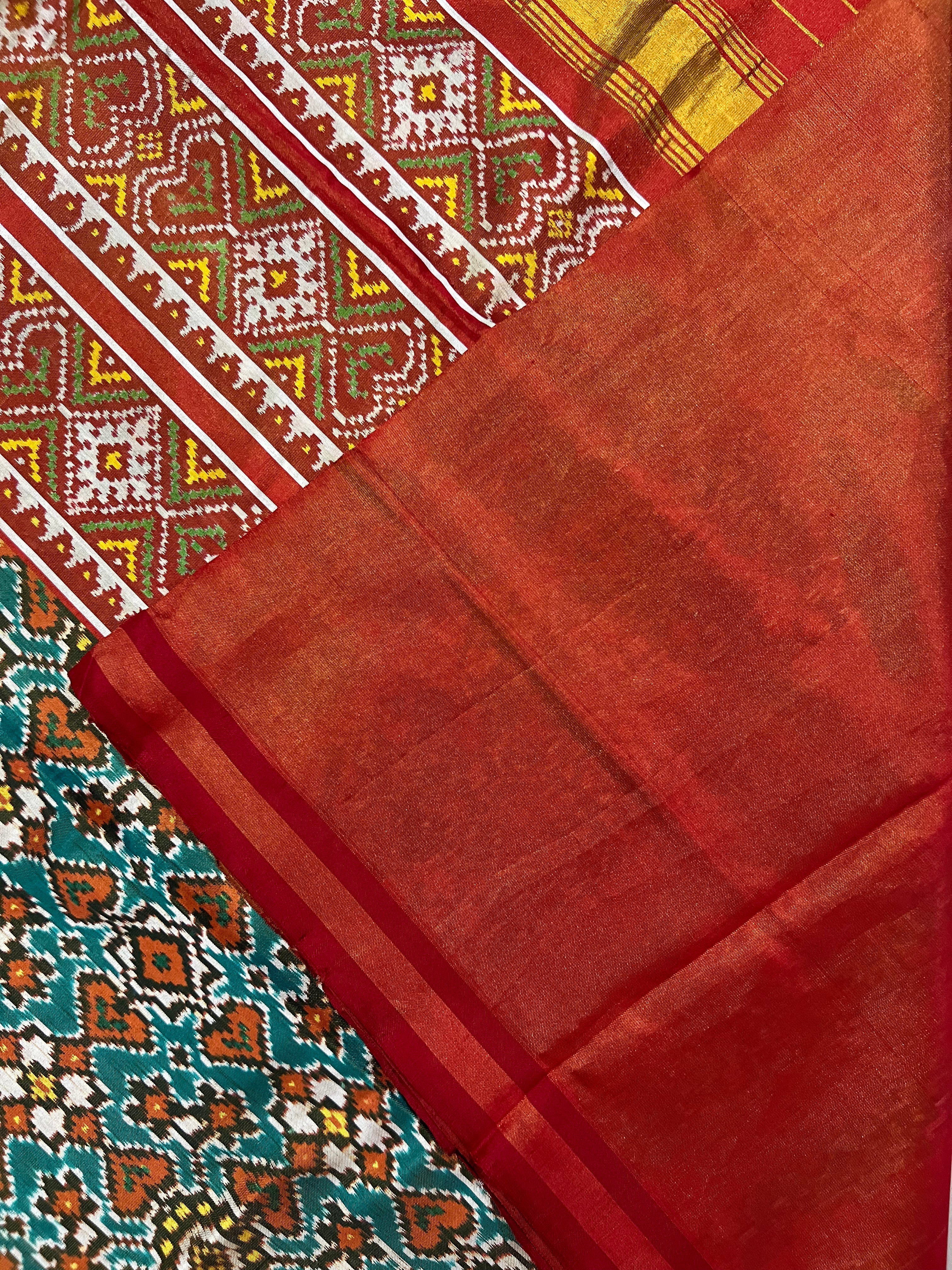 Tissue Double Zari Patola Saree